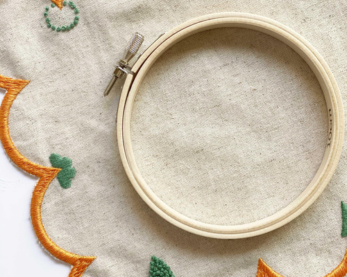 木の刺繍枠（8cm）[刺繍道具/手芸道具] その他素材 クロヤギシロヤギ