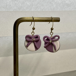 アートオブザアース-デザイナーシリーズイヤリングイヤリング金箔ソフト陶器 9枚目の画像