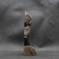 仏像 円空仏 木彫 蔵王権現（16cm 着色 zg2409） 3枚目の画像
