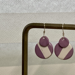 アートオブザアース-デザイナーシリーズイヤリングイヤリング金箔ソフト陶器 3枚目の画像