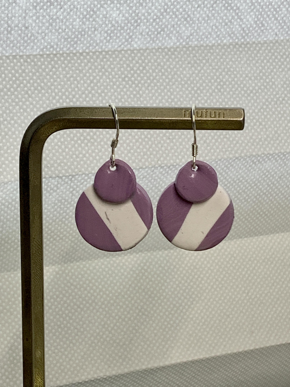 アートオブザアース-デザイナーシリーズイヤリングイヤリング金箔ソフト陶器 7枚目の画像
