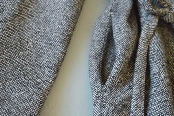 総裏付きウール混丸衿両脇ポケットありシンプルな冬コート♪ 5枚目の画像