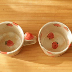一杯草莓粉草莓。 第3張的照片