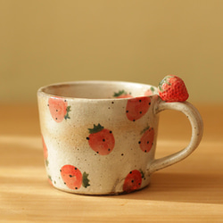 一杯草莓粉草莓。 第1張的照片