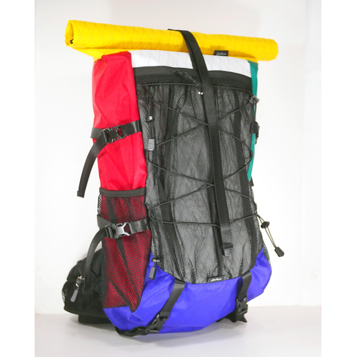 黄赤白緑紫 X-Pac 超軽量登山バッグ 20L 30L 40L バークマウンテン55L 