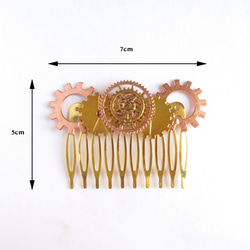 【再販】スチームパンクヘアコーム 4枚目の画像