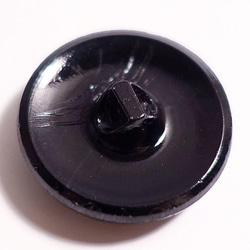 No.157 西ドイツ ヴィンテージ ガラスボタン 22mm 3枚目の画像