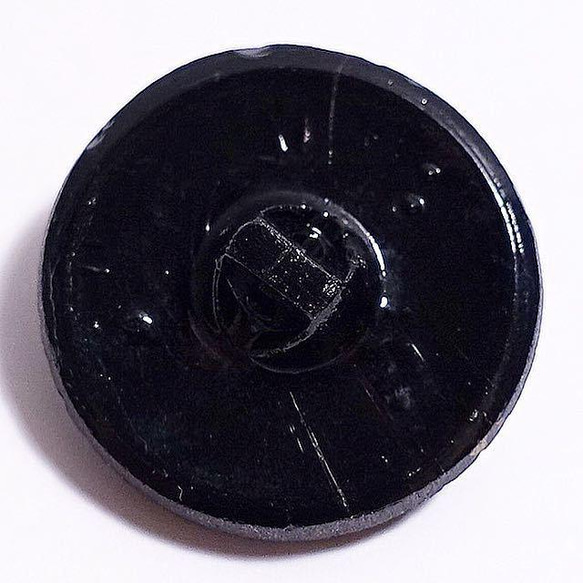 No.158 西ドイツ ヴィンテージ ガラスボタン 22mm 3枚目の画像