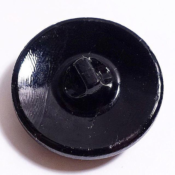 No.160 西ドイツ ヴィンテージ ガラスボタン 22mm 3枚目の画像
