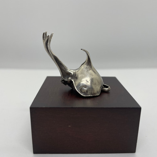 ぱんだ カブトムシ(頭部のみ) シルバーアクセサリー cb82ec15c3e7571ebc54b80d37ae28
