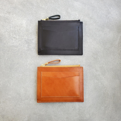 ◇ オーストラリア産レザーのスッキリ薄型ウォレット ◇ レザー財布 