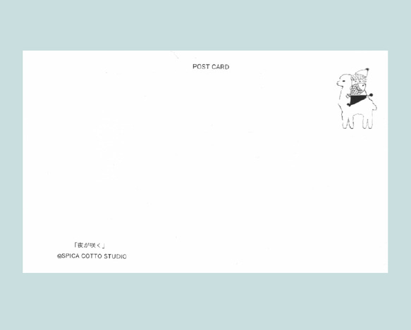 ☆「トラと菜の花」ポストカード３枚セット 2枚目の画像