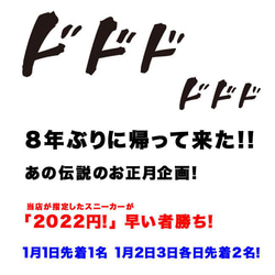 1/1スタート！8年ぶりに復活！2022円お年玉企画！早い者勝ち！ 2枚目の画像