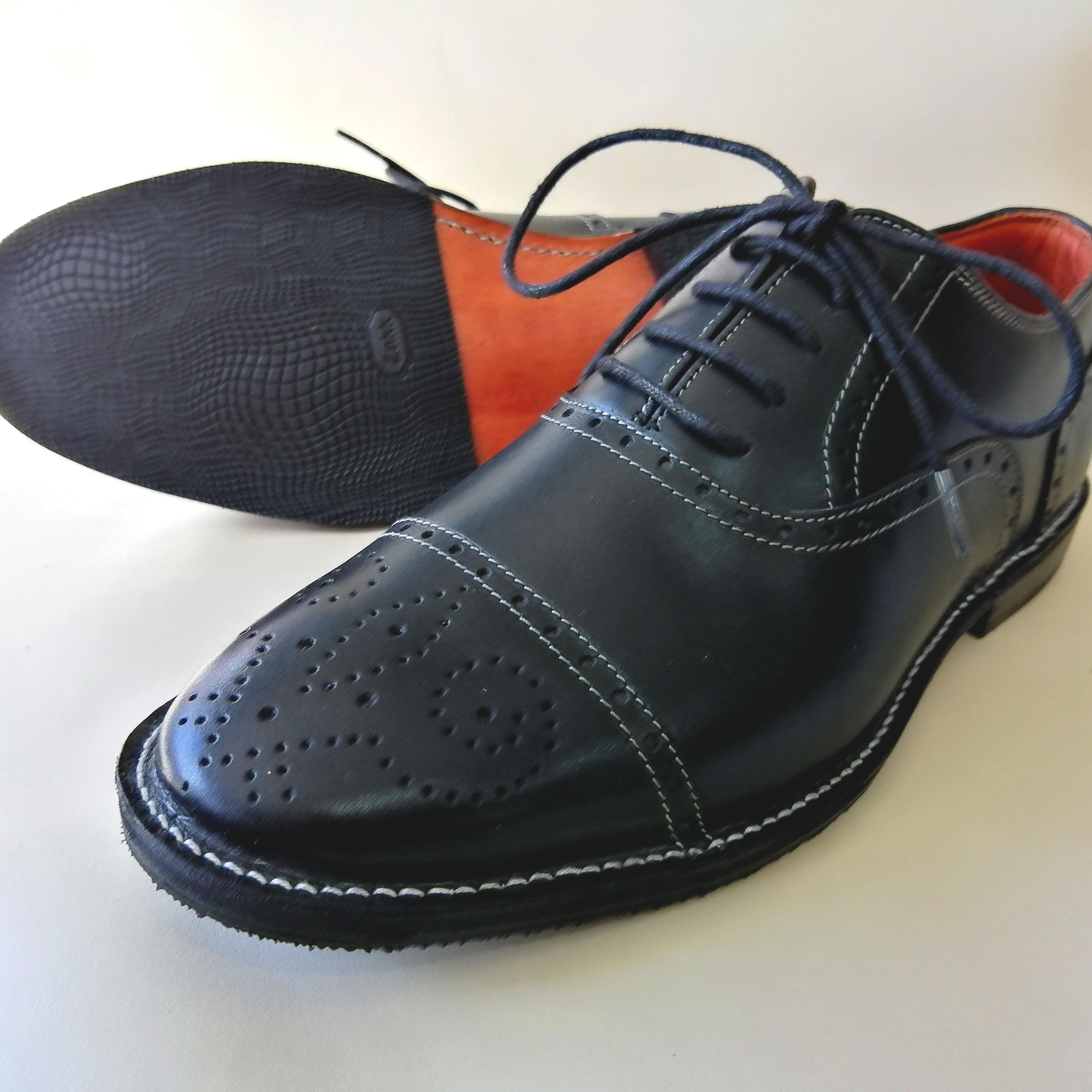 ◇ラグジュアリーレザー◇セミブローグ◇サイズ調整無料◇完全受注生産◇熟練職人が選んだ上級レザー仕様◇