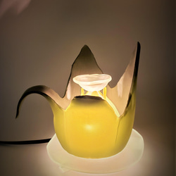 ガラスの灯り　アロマランプ　オリーブ 4枚目の画像