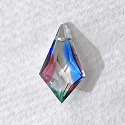 Glass Pendant Kite 約20mm×12mm [PDT-563-2]＊1個＊Vintage＊ 5枚目の画像