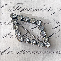 Paste Buckle Diamond 約42mm×27mm [BCL-016]＊1個＊Antique＊ 4枚目の画像
