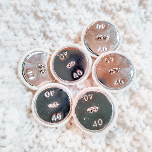 パンダ【くるみボタン】PANDA ぱんだ 動物園 動物 刺繍 クロスステッチ