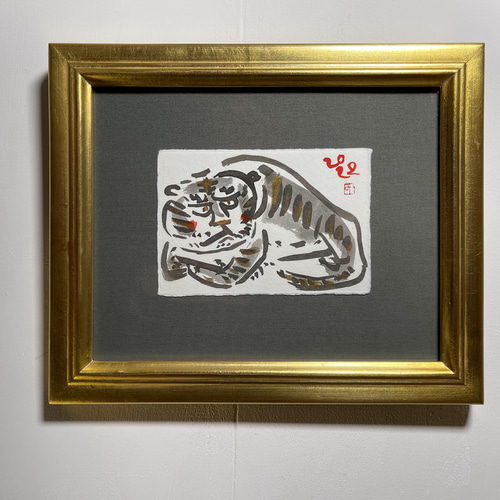 上田みゆき 2022干支（原画） 絵画 上田みゆき 通販｜Creema(クリーマ 