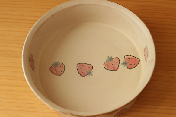 いちごの土鍋。（大） 4枚目の画像