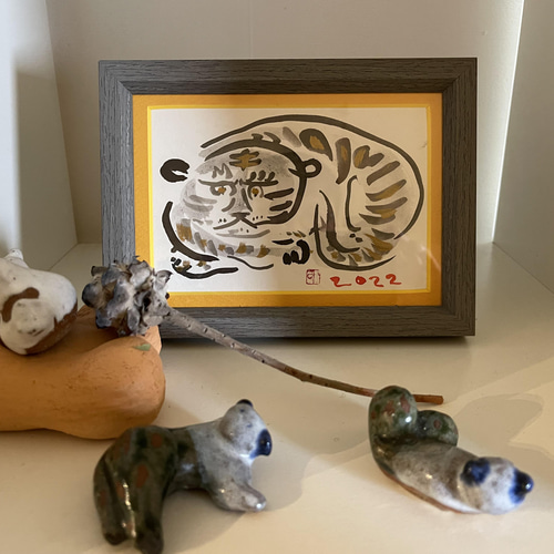 上田みゆき 「ZAZEN」ジクレー版画 上田みゆき 「ZAZEN