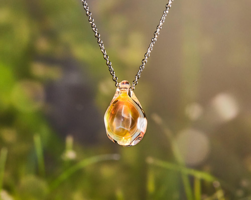 reblanc》天使の祝福 宿願成就 波動注音 波紋ネックレス silver925