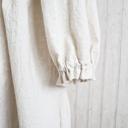 受注製作】パンドミワンピース(キナリ)｜低身長さんのためのナチュラル