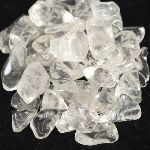 ヒマラヤ マニカラン産水晶 さざれ(穴なしチップ) 約200g ID:46718