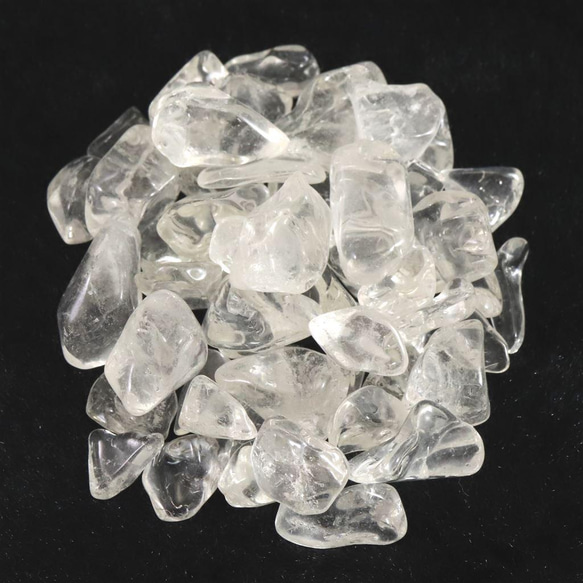 ヒマラヤ マニカラン産水晶 さざれ(穴なしチップ) 約200g ID:46718