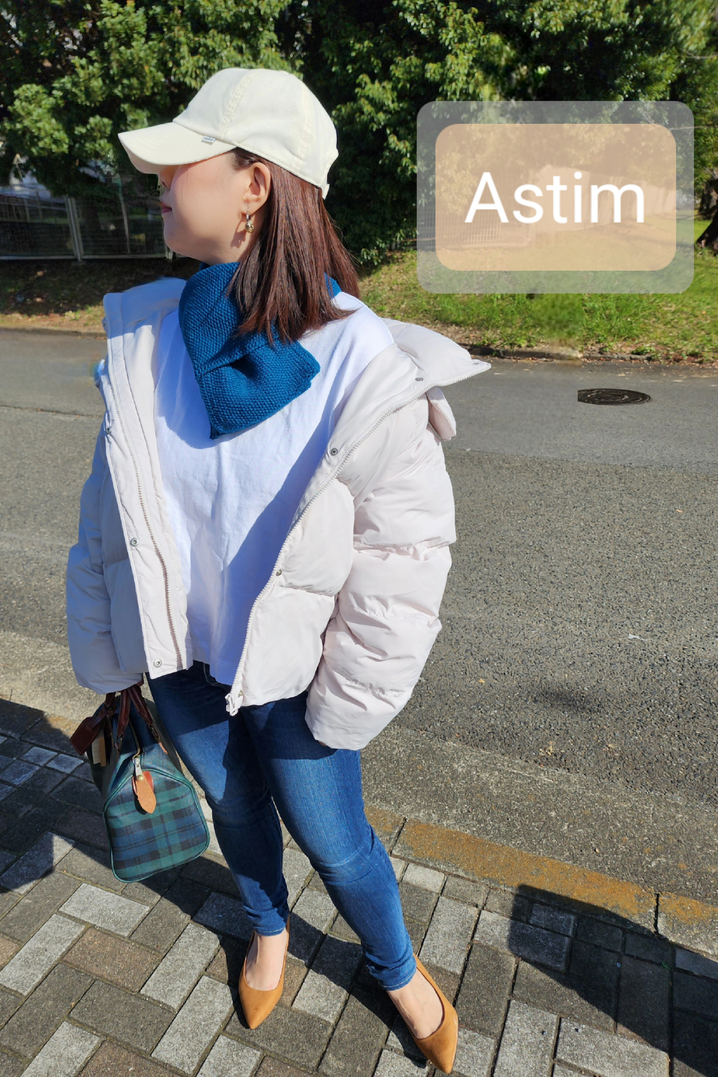 再販★Y109F【バレンタインギフト】美しいマリンブルー/鹿の子編みのシンプルマフラー/メリノウール100％【送料無料】