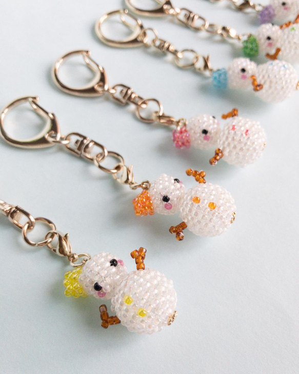 雪だるまのキーホルダー キーホルダー うさのひみつきち 通販