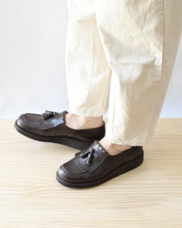 《P》オーダーメイドの革靴 毎日履きたい心地良さ 自分好みに選べる楽しさ  キルトタッセル　P-8