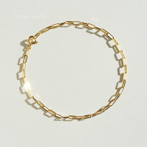 No.b-2.3-719○*K18シンプルブレスレット オーダー制作○*18金 No.b-2.3-719○*K18シンプルブレスレット オーダー制作○*18金