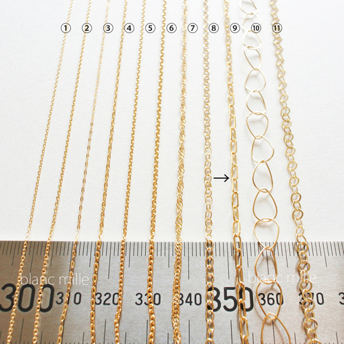 No.n-2.3-719○*K18シンプルネックレス オーダー制作○*18金