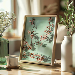 桜の枝のフォトポスター / i1715 / サクラのある春の風景　写真　インテリアポスター 1枚目の画像