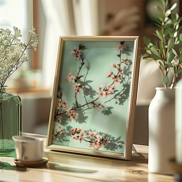 桜の枝のフォトポスター / i1715 / サクラのある春の風景　写真　インテリアポスター 1枚目の画像