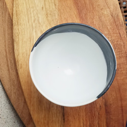 B級品特価★椀「ひと筆」美濃磁器　古代呉須【濃】+白マット　おうちごはん 煮物 丼物 セットでお得に！ 15枚目の画像