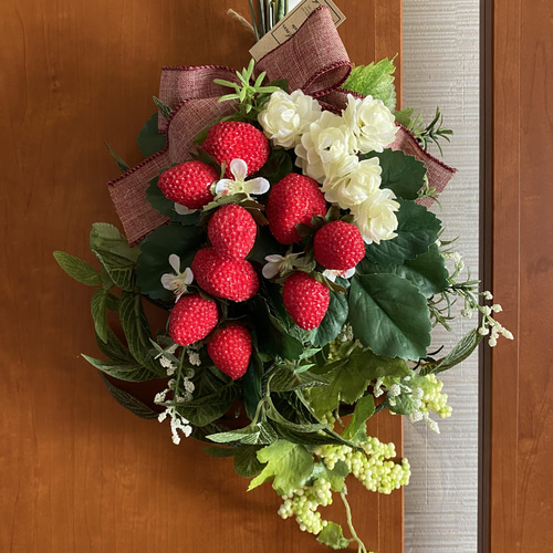 専用＊ストロベリー 春のフェイクスワッグ 【公式通販】