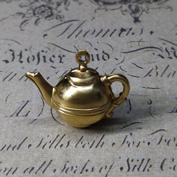BEHOLD ティー ポット 1個 やかん 紅茶 真鍮製 アメリカ製 パーツ