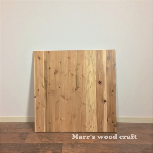 国産杉の無垢材こたつ天板 60x60cm 天然木 ウレタンクリアー 国産杉の無垢材こたつ天板 60x60cm 天然木 ウレタンクリアー