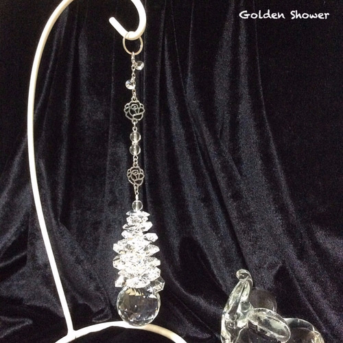 ✨クリスタル シャワー✨窓とスタンドに2wayのサンキャッチャー✨ サン