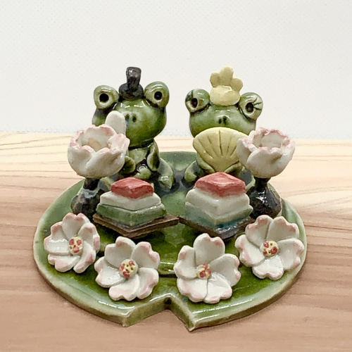 カエルのひな人形 ひな人形・雛飾り ｱﾄﾘｴさくら（悠桜窯） 通販