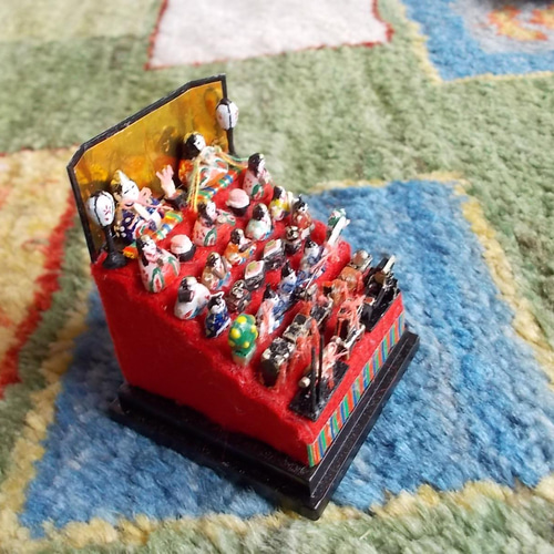 雛人形】極小七段飾りver.1 ひな人形・雛飾り くっか 通販 13185492