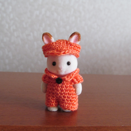 ハンドメイド＊全9色＊シルバニア＊赤ちゃん＊レース編み＊つなぎ