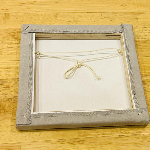 専用✤handmade刺繍ミモザリースいっぱいのファブリックパネル