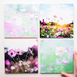 ステンドグラス壁掛け飾り ✨ミモザ色の香水瓶✨ タペストリー・壁掛け