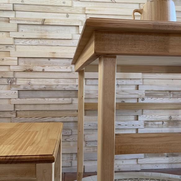 「サイズオーダー可」ダイニングテーブルA おしゃれ  おすすめ 家具 北欧 英国 デザイン  ローテーブル可 椅子別売 6枚目の画像