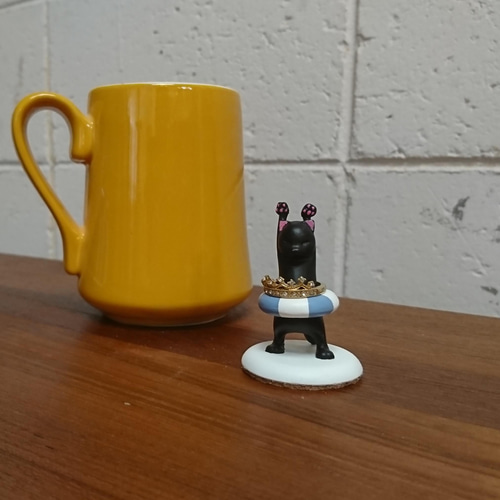 猫のリングホルダー：浮き輪つき【リングスタンド】 指輪