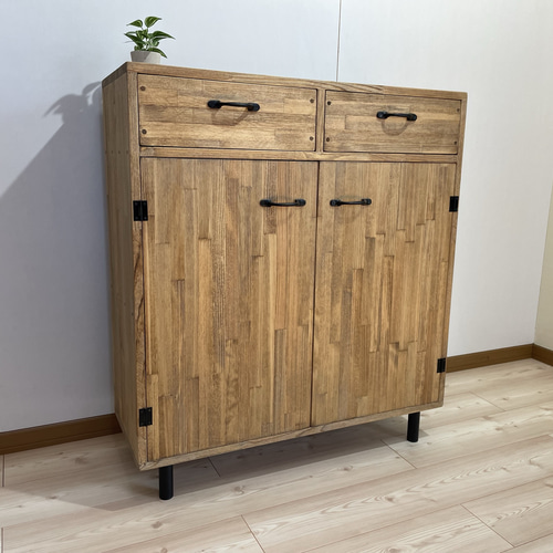 【かもめ】KEYUCA ウォルナット木製チェスト　約80cm幅 チェスト 木製 幅80 脚付き 4段 引出し タンス 箪笥 木製
