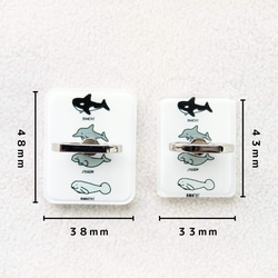 【スマホリング】海の生き物たち　シャチ・イルカ・ジュゴン・マナティ【２種類】 4枚目の画像
